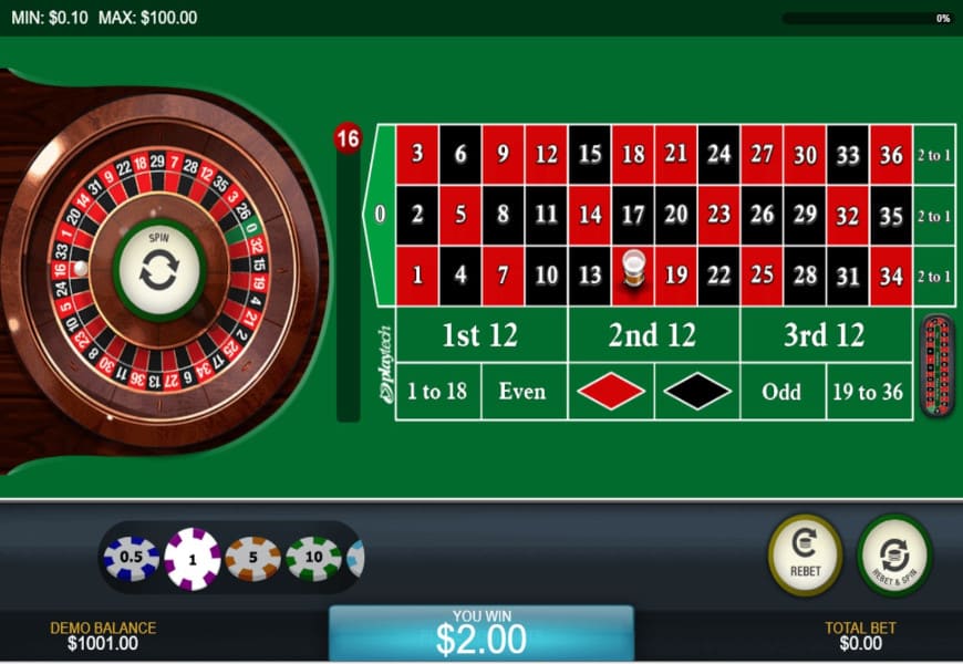 jeu classic roulette de playtech gratuit et en argent réel